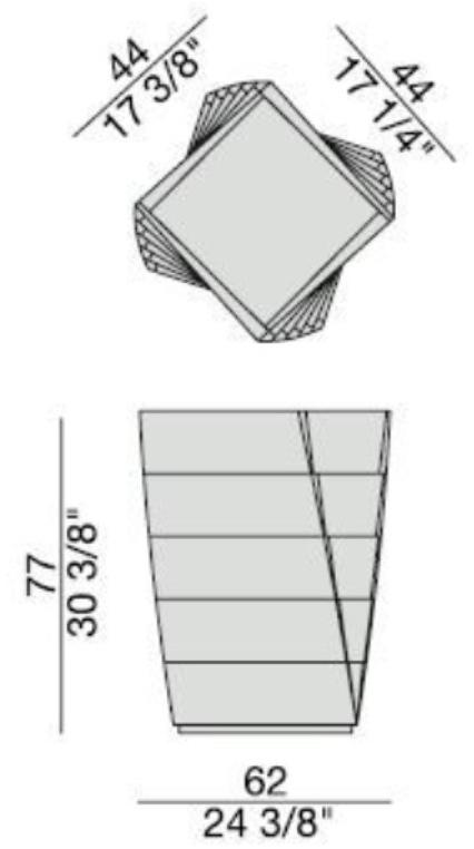 Porada Комод из массива дерева Iron sun-id-1498135 - Вид №5