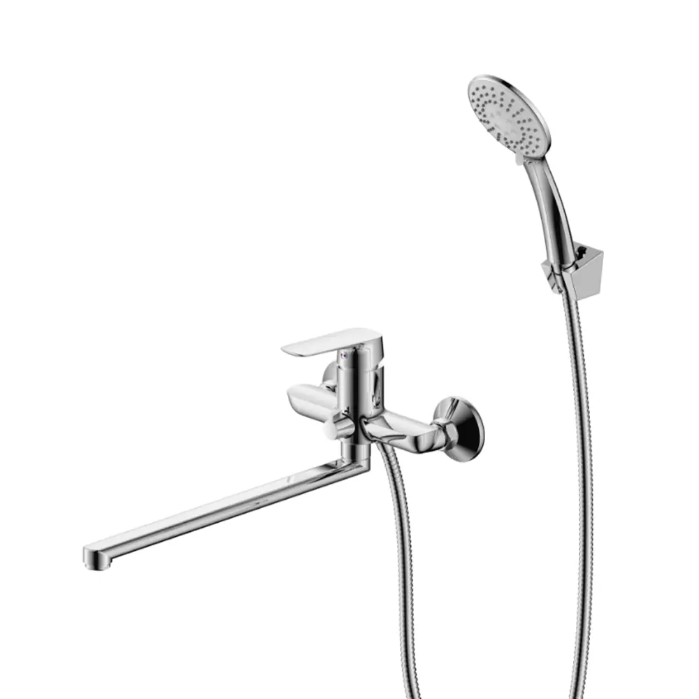 Смеситель для ванны Iddis Token TOKSBL2i10 с лейкой и шлангом 89424264 STLM-1585078