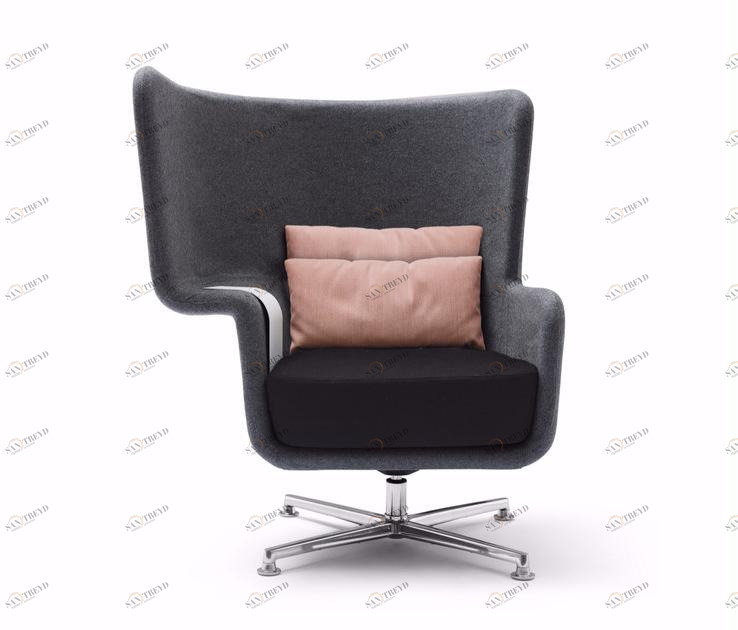 Quinti Sedute Кресло из ткани с 4 спицами и высокой спинкой Hip sun-id-1457164