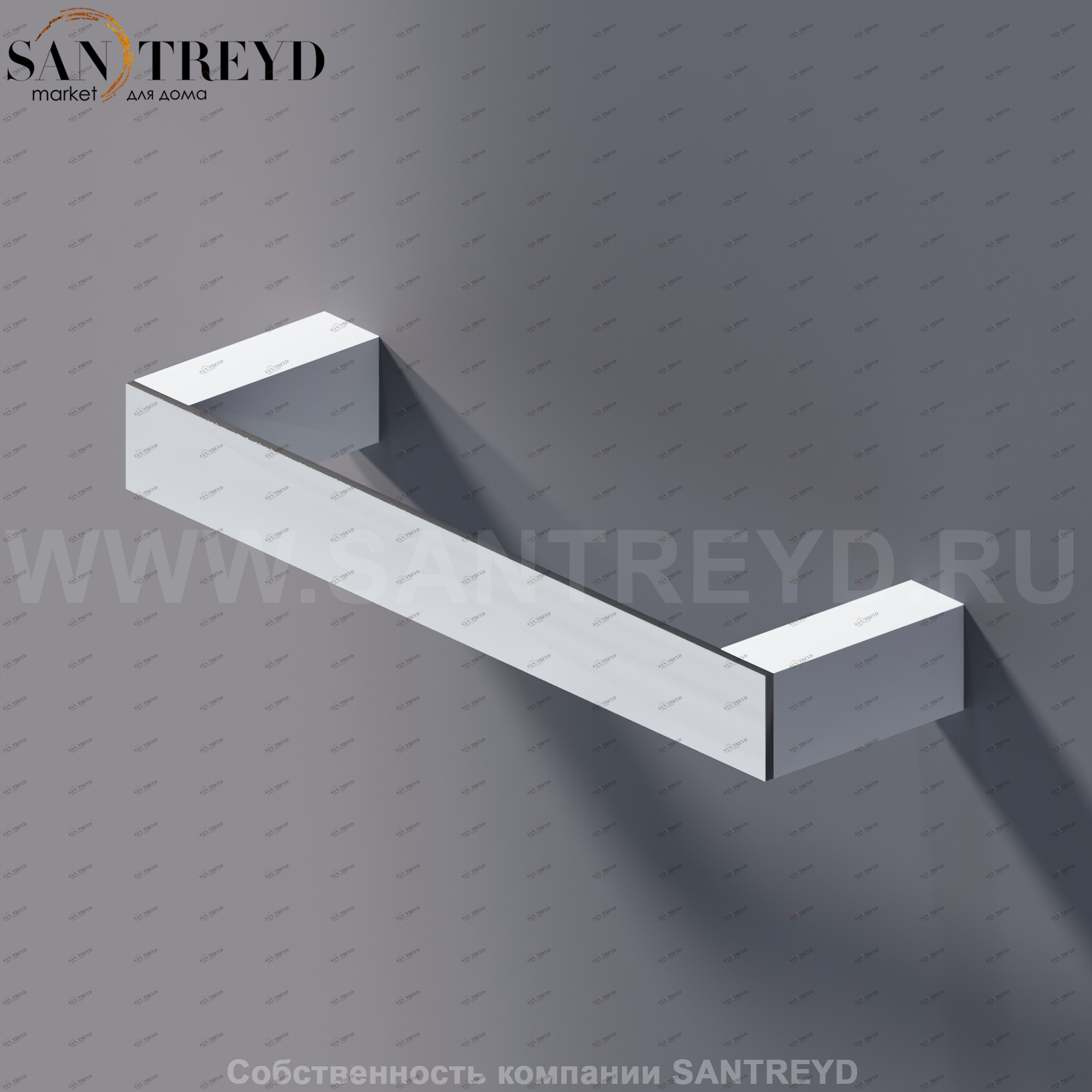 Agape PORTO Полотенцедержатель 25 см хромированный APOR0561