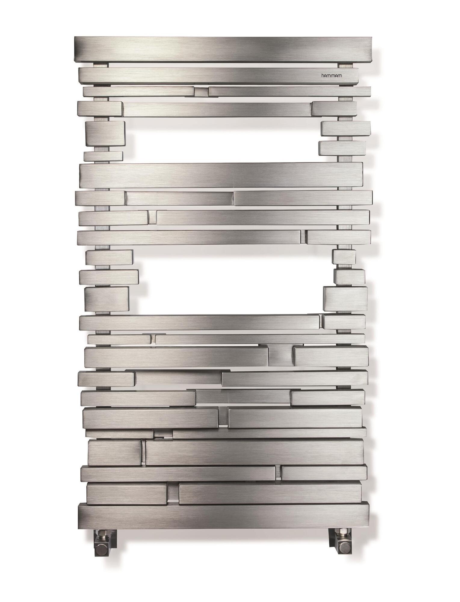 Полотенцесушитель Hammam UNO Stainless steel  комбинированный; электрический или водяной Сталь  - Вид №1