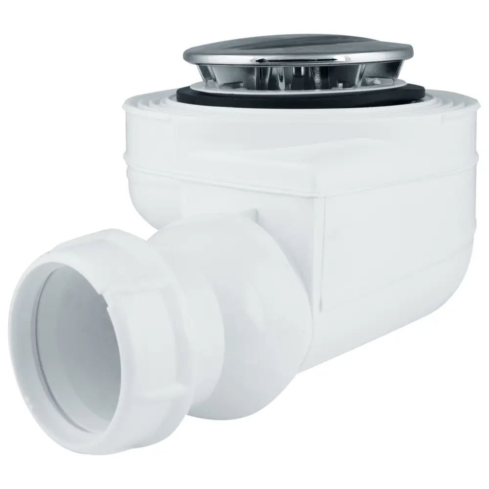 Сифон для душевого поддона с декоративной крышкой слив d 40 мм пластик SAS STLM-2016762