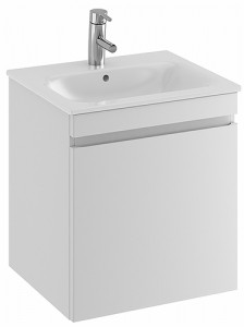 42390 IFO Renova Плоская тумба для тонкой раковины с ящиком и внутренним ящиком, Ш = 988 мм, Ш1 = 1000 мм, темно-серый