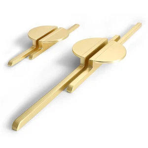 Мебельная ручка-профиль матовое золото 448 мм