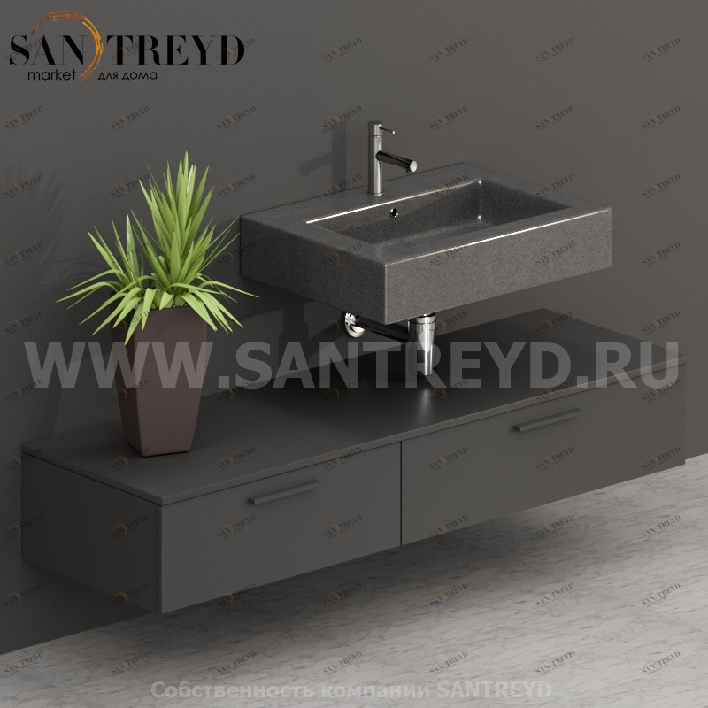 T16052CF2 Столешницы для использования в сочетании с тумбами и открытыми тумбами 160 см коричневая Globo ARREDO WOOD Италия Ceramica Globo