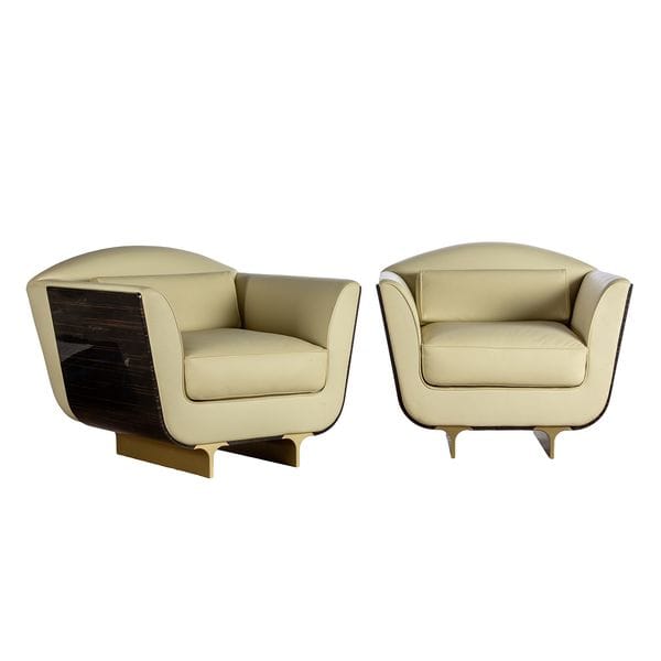 Кресло белое объемное Emozioni UNICO ДИЗАЙНЕРСКИЕ 249055 Белый  - Вид №5