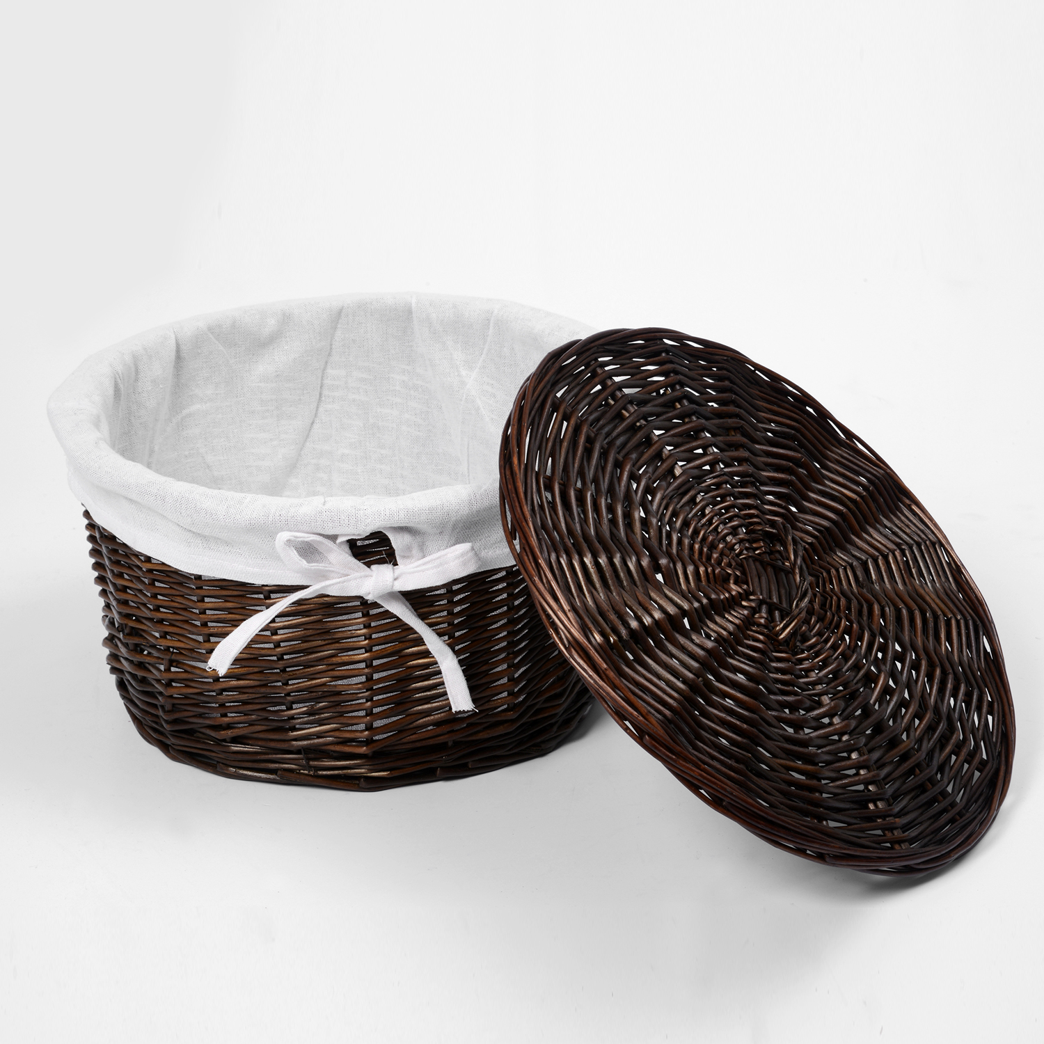 WB-530-L Donau Плетеная корзина с крышкой WasserKRAFT  - Вид №1