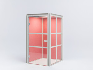 Акустическая офисная кабина со встроенным освещением