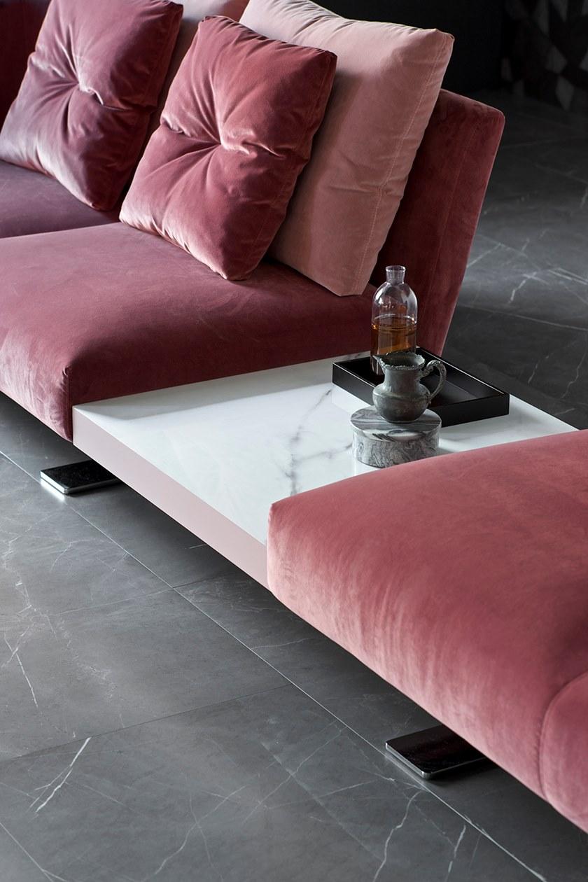 ESTEL GROUP Модульный диван со съемным чехлом из ткани Saint barth sun-id-1511552 - Вид №2