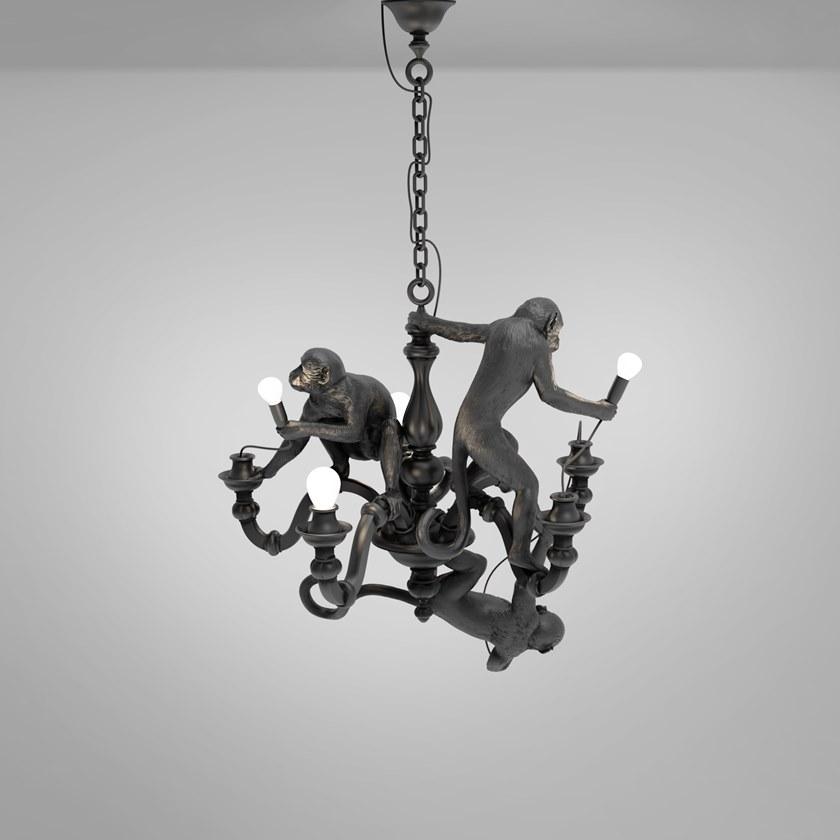Seletti Светодиодная люстра из пластмассы The monkey lamp sun-id-1501264 - Вид №11