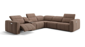 Угловой диван из ткани