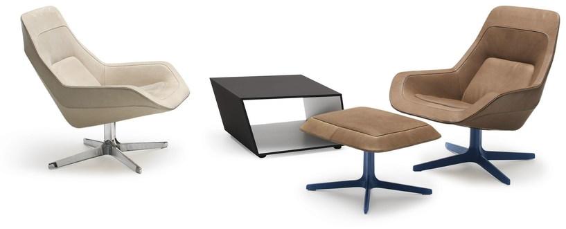 de Sede Кожаное кресло на 4-х спицах с высокой спинкой Ds-144 sun-id-1391955 - Вид №3