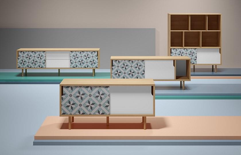 TemaHome Комод с раздвижными дверцами и ящиками Dann sun-id-1422229 - Вид №7