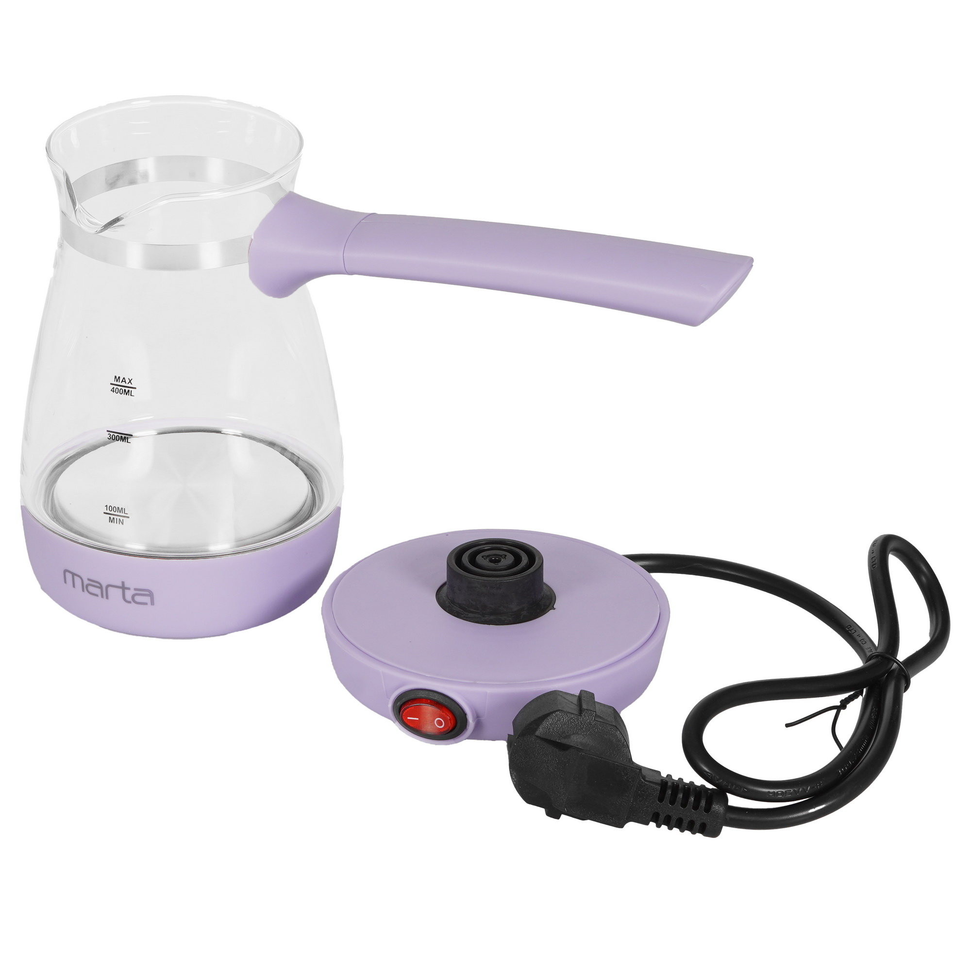 9908471 Электрическая турка Marta MT-2140 фиолетовый STDN-0150035 - Вид №2