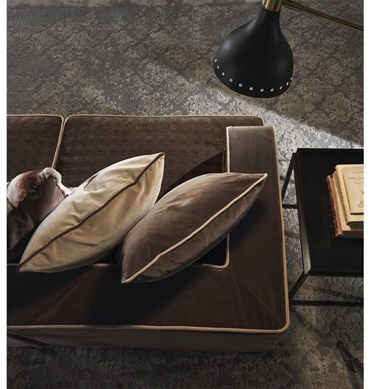 Gianfranco Ferré Home Модульный угловой диван в бархате Flair sun-id-1394741 - Вид №4