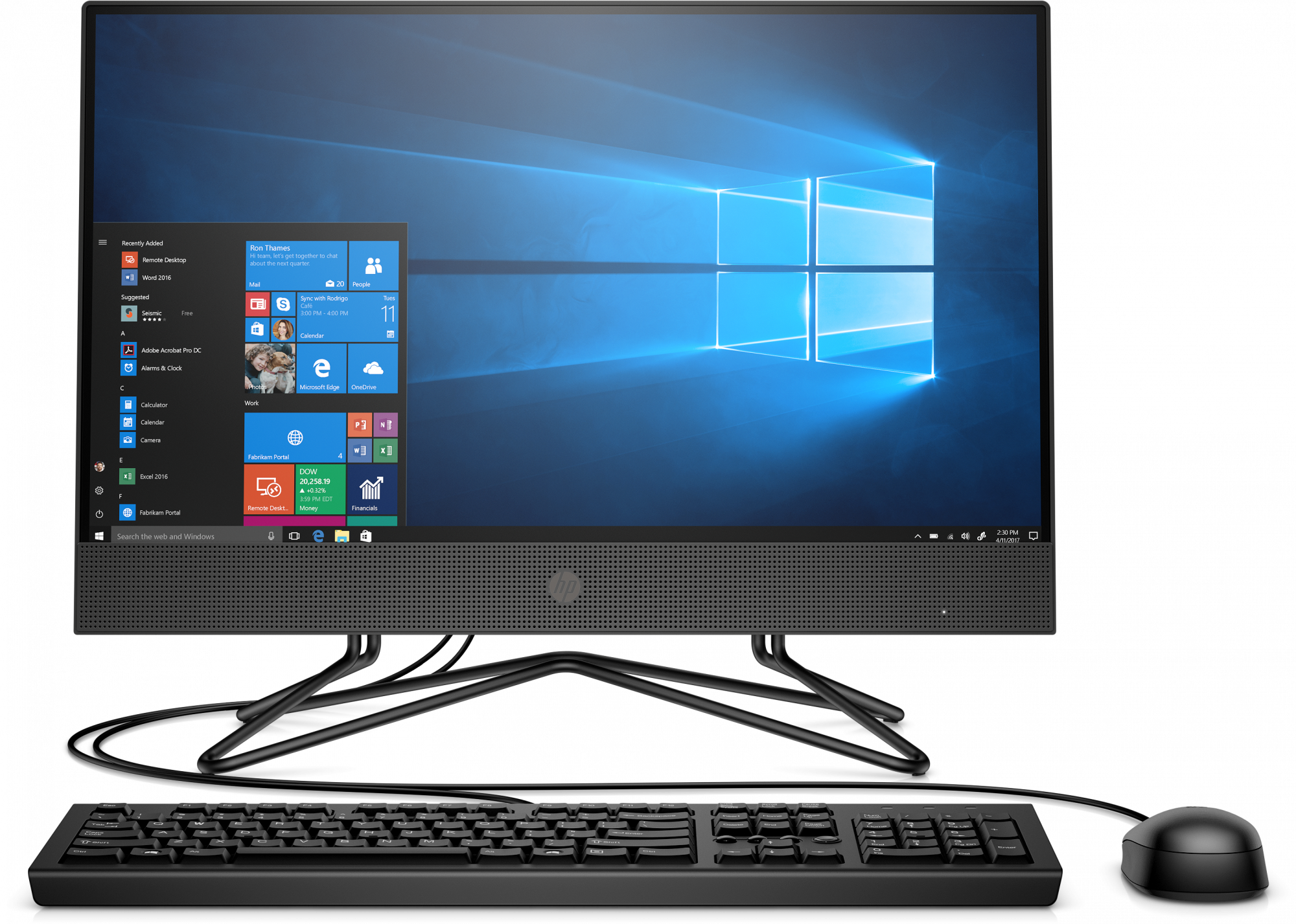 9US65EA#ACB 200 g4 aio 21,5" nt 21.5"(1920x1080 (матовый))/intel core i3 10110u(2.1ghz)/8192mb/1000gb/dvdrw/wifi/war 1y/w10pro + iron gray HP Santreyd 