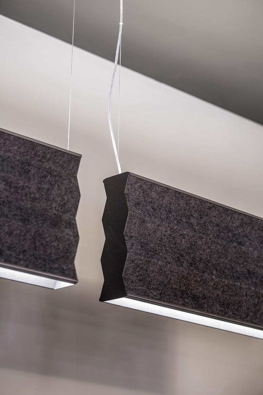 PANZERI Звукопоглощающий подвесной светильник Zigzag sun-id-1385096 - Вид №4