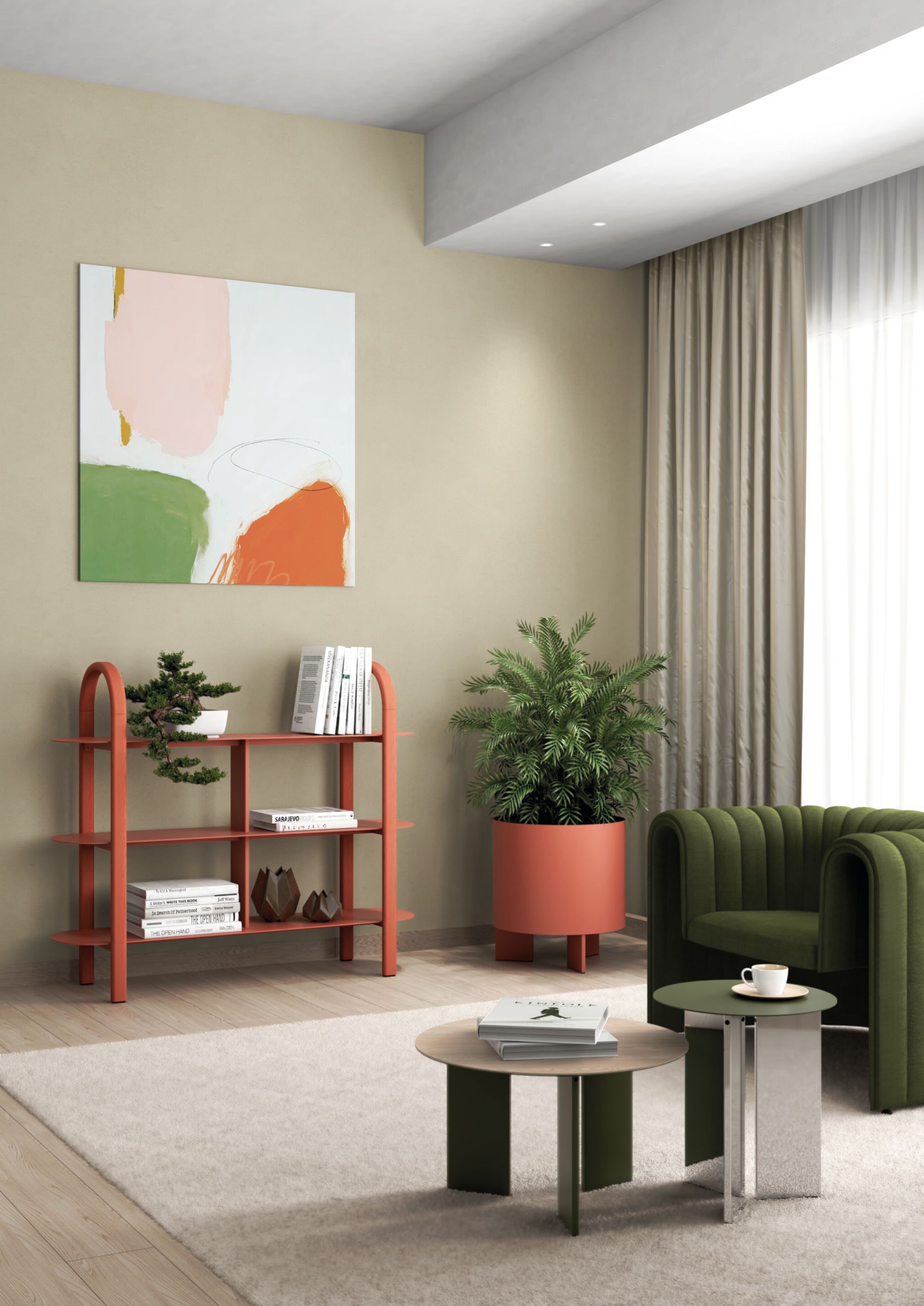 Алюминиевая круглая ваза Systemtronic Croma ARCH-00029596 - Вид №3