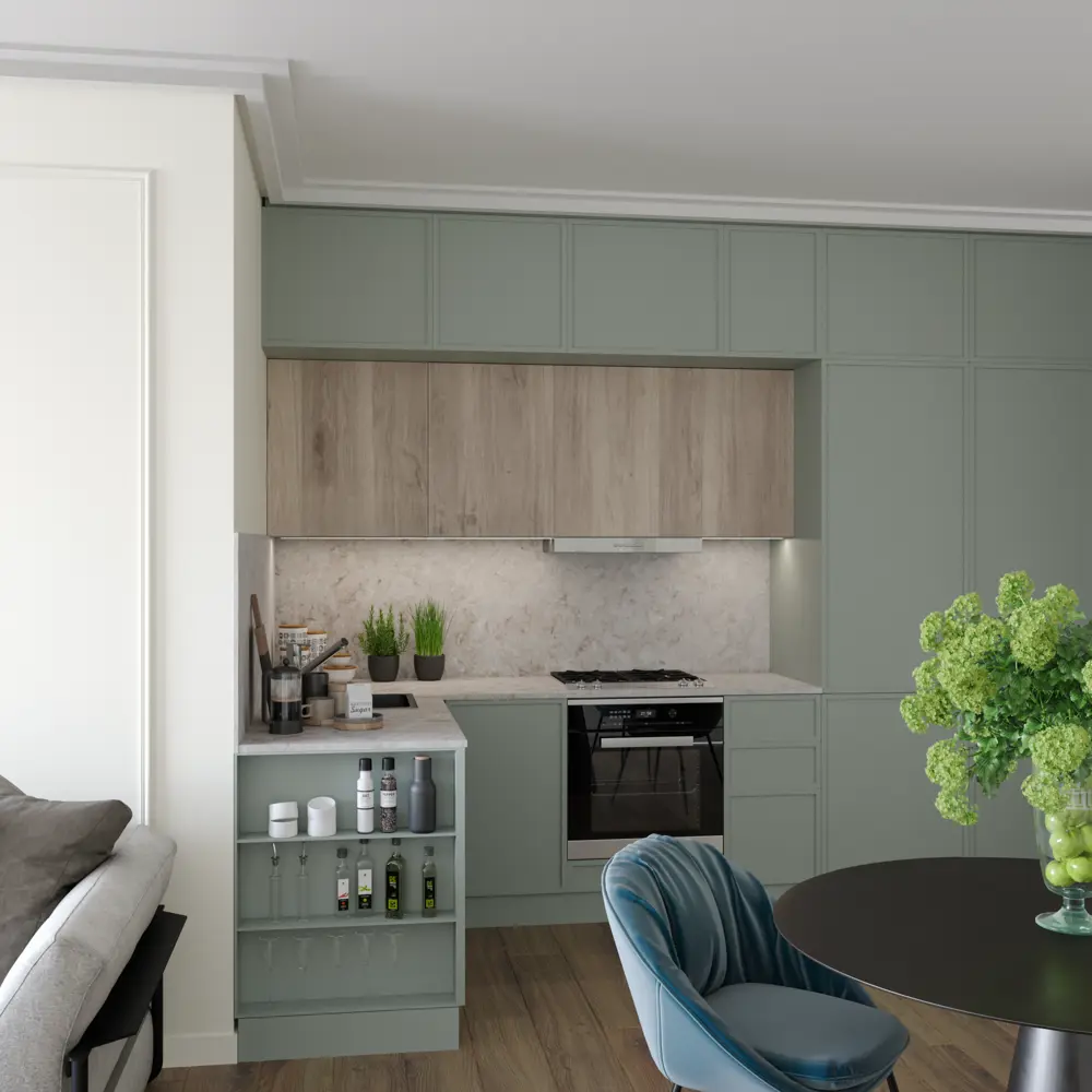 Santreyd Раффия: акриловая стеновая панель с текстурой натурального дерева 84168221 STLM-0046726 - Вид №5