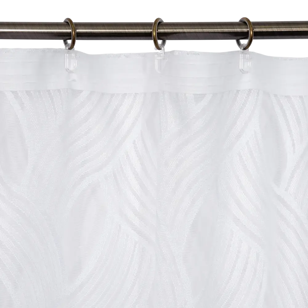 Тюль на ленте «Листок», 300х280 см, мотивы, цвет белый ТОРГОВЫЙ ДОМ ТЕКСТИЛЬ STLM-2042072 - Вид №3