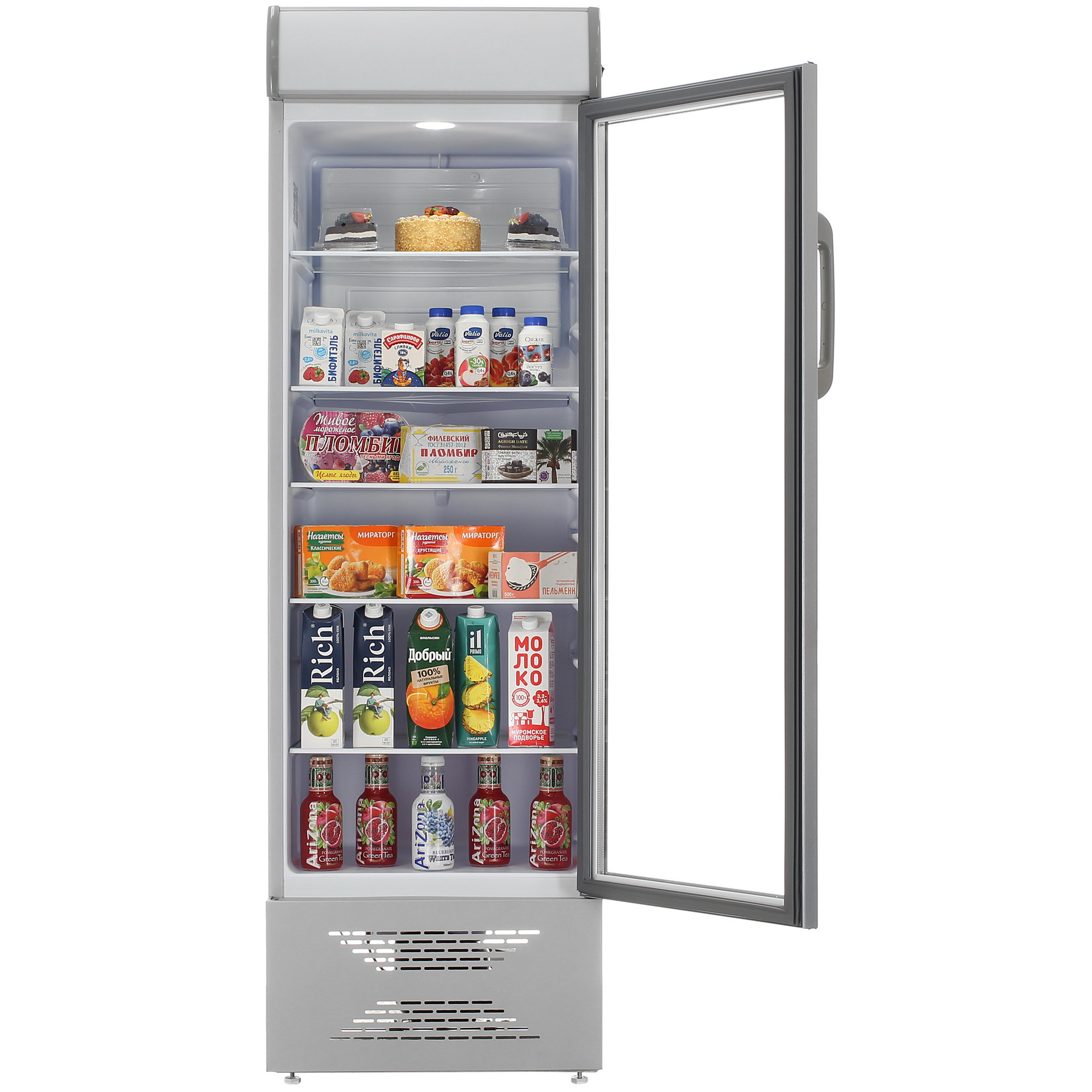 9924375 Холодильная витрина   Бирюса M310P серебристый STDN-0054926 - Вид №5