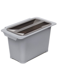 Контейнер для мусора на дверцу Eta 5 Metallic Grey