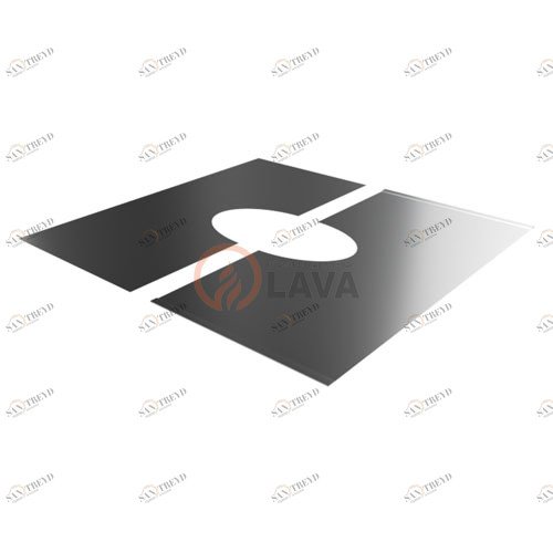 Фланец раздвижной LAVA 220, угол 45*, нерж. 439 (0,5) 6608