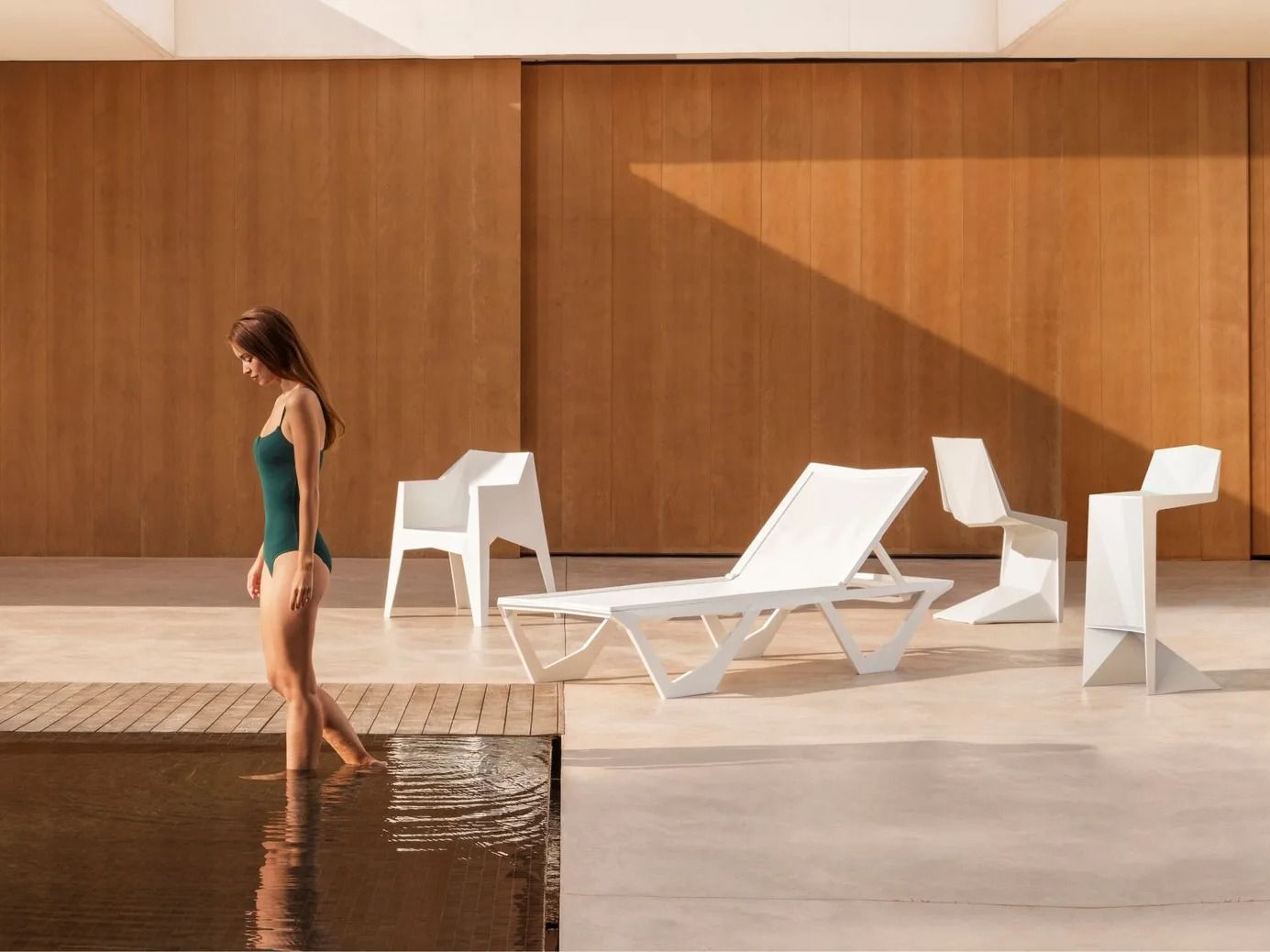 Полипропиленовый садовый стул Vondom воксель ARCH-00019471 - Вид №1