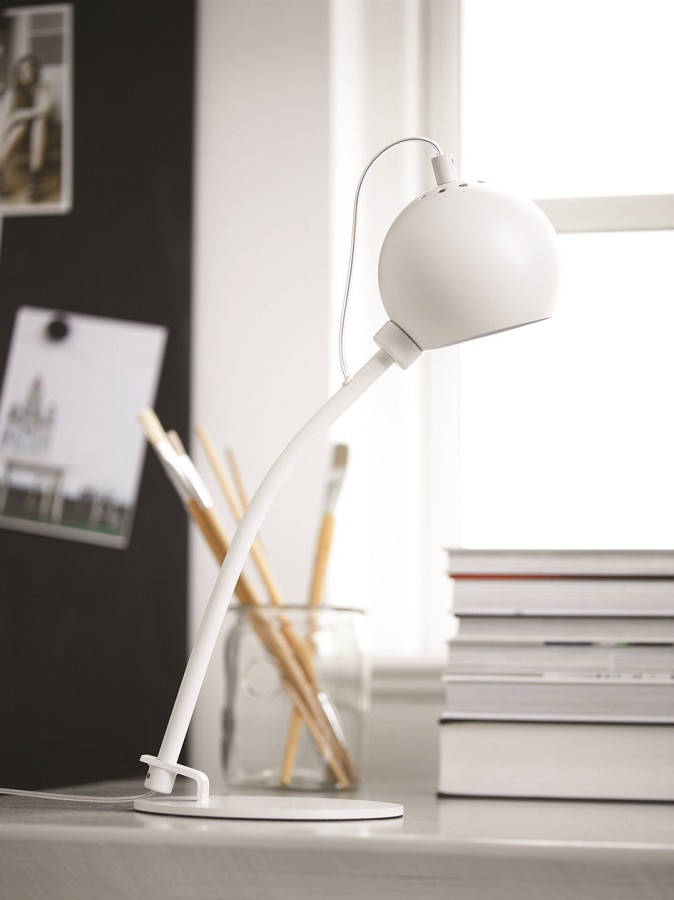 2456050111 Лампа настольная ball, 45 см, черная матовая Frandsen  - Вид №1