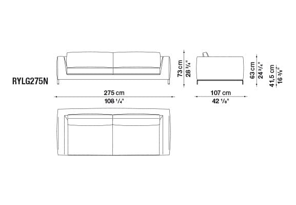 Ткань диван B&B Italia ARCH-00122417 - Вид №9