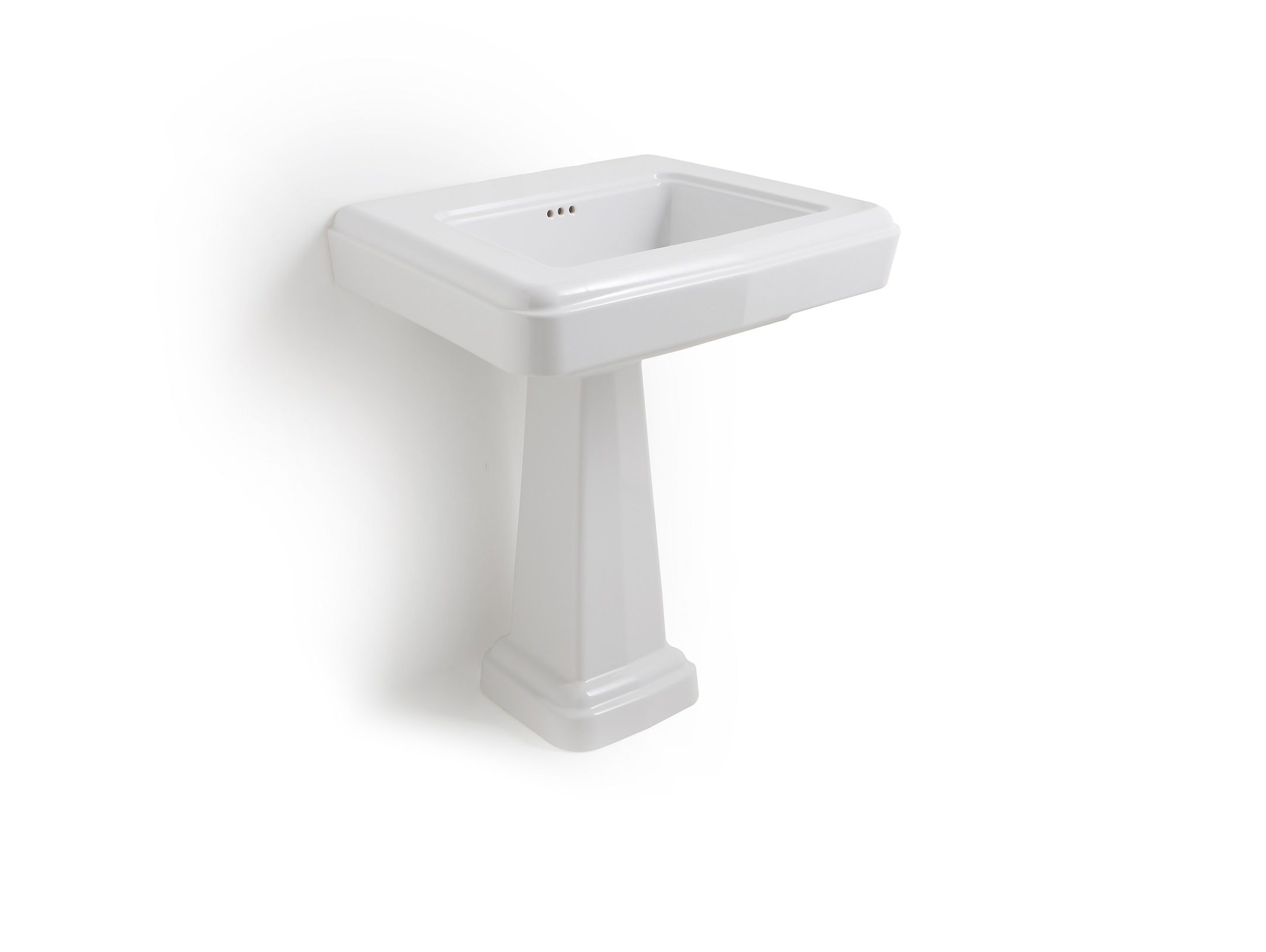 Прямоугольная керамическая раковина с одной колонной BLEU PROVENCE So Fifties ARCH-00049263 - Вид №2