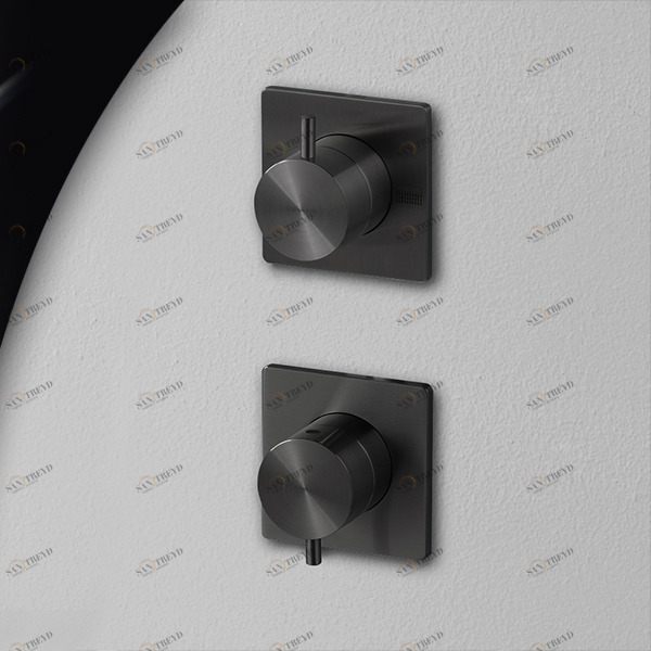 Смеситель для душа сталь матовая Aico Radomonte AIC5C