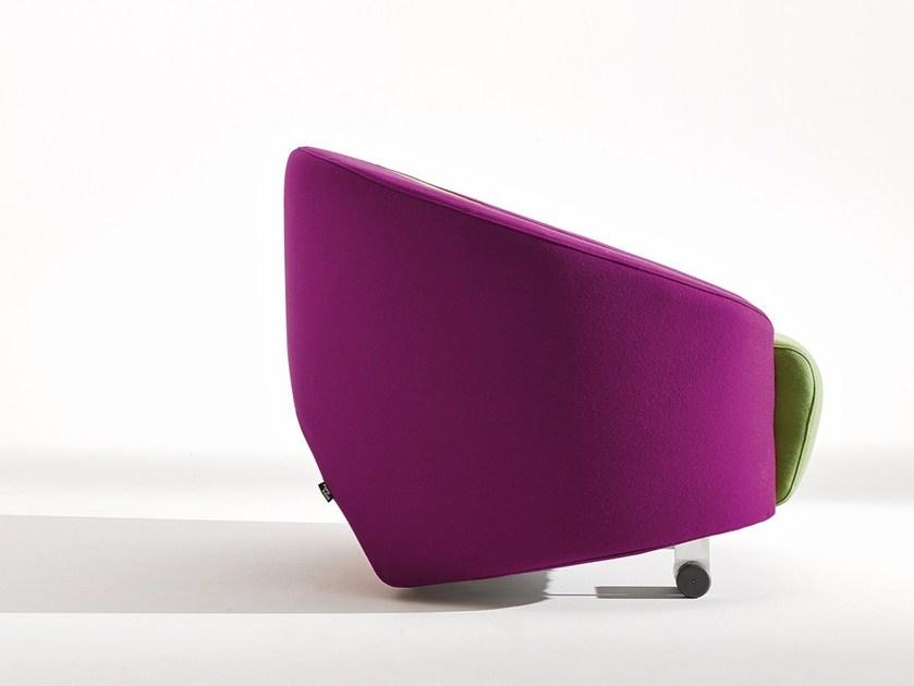 Ditre Italia Кресло из ткани с подлокотниками Cart sun-id-1347660 - Вид №1