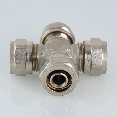 VTm.341.N.261626 Фитинг обжимной – крестовина Valtec 26 х 16 х 26 х 16 мм  - Вид №17