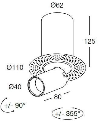 DGA Регулируемый встраиваемый светильник sun-id-1379605 - Вид №2