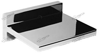 GRAFF Настенный стальной каскадный излив Aqua sense 5135600