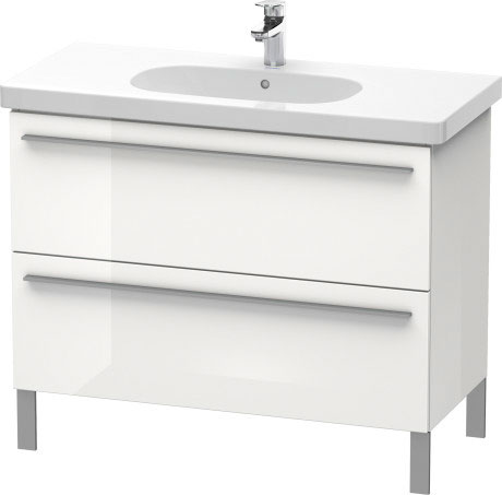 XL651708989 X-Large Тумбочка напольная Фланелево-серый глянцевый лак Duravit - Вид №2