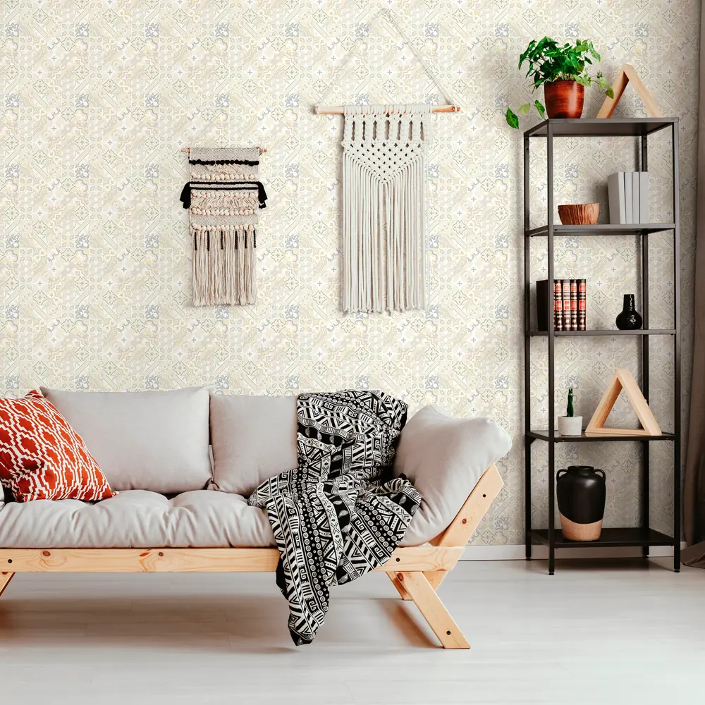 89734767 Обои виниловые Elysium Заира бежевые 0.53 м 900110 STLM-0079956 - Вид №3