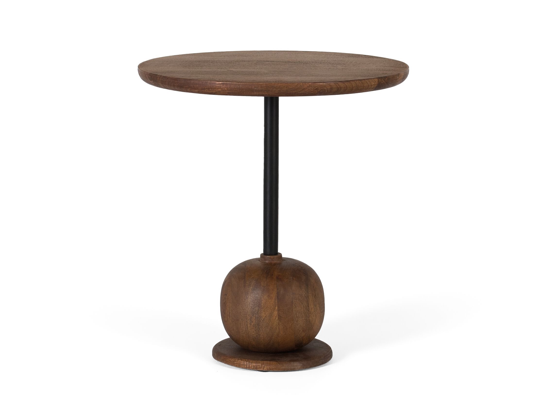 Высокий круглый журнальный столик из манго Giner y Colomer 1745 ARCH-00085220