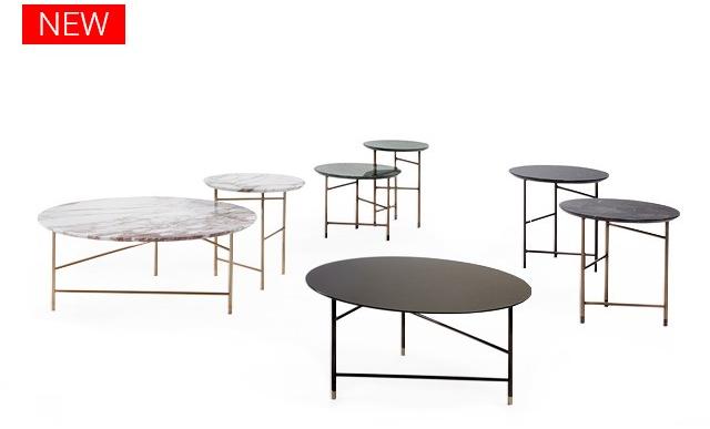 Marelli Низкий круглый мраморный журнальный столик Kyoto sun-id-1380742 - Вид №1