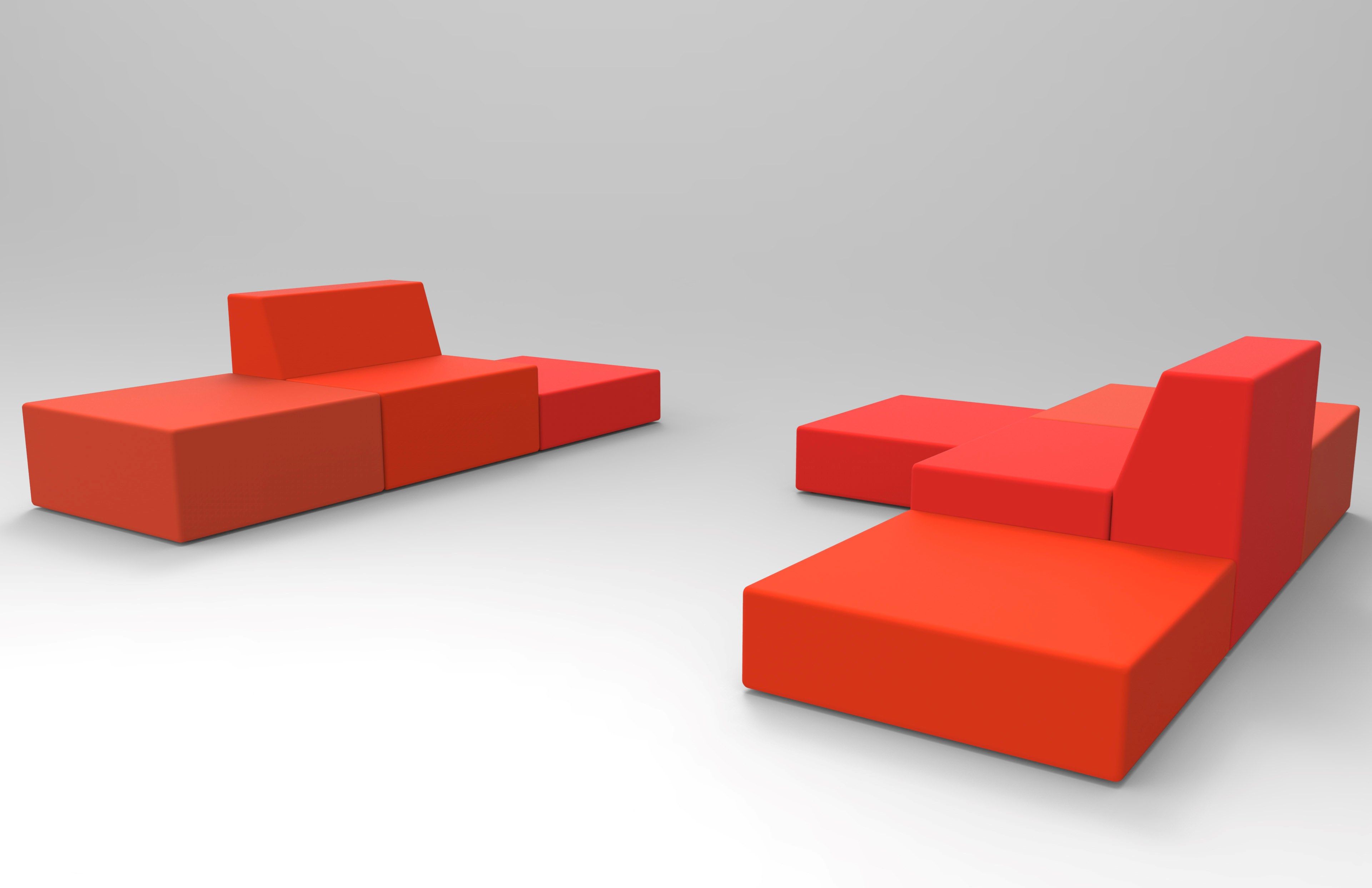 Квадратный пуф из пены QM Quinze & Milan Rpbw ARCH-00046555 - Вид №4