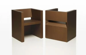 VONDOM Садовое кресло из полиэтилена с подлокотниками Vela