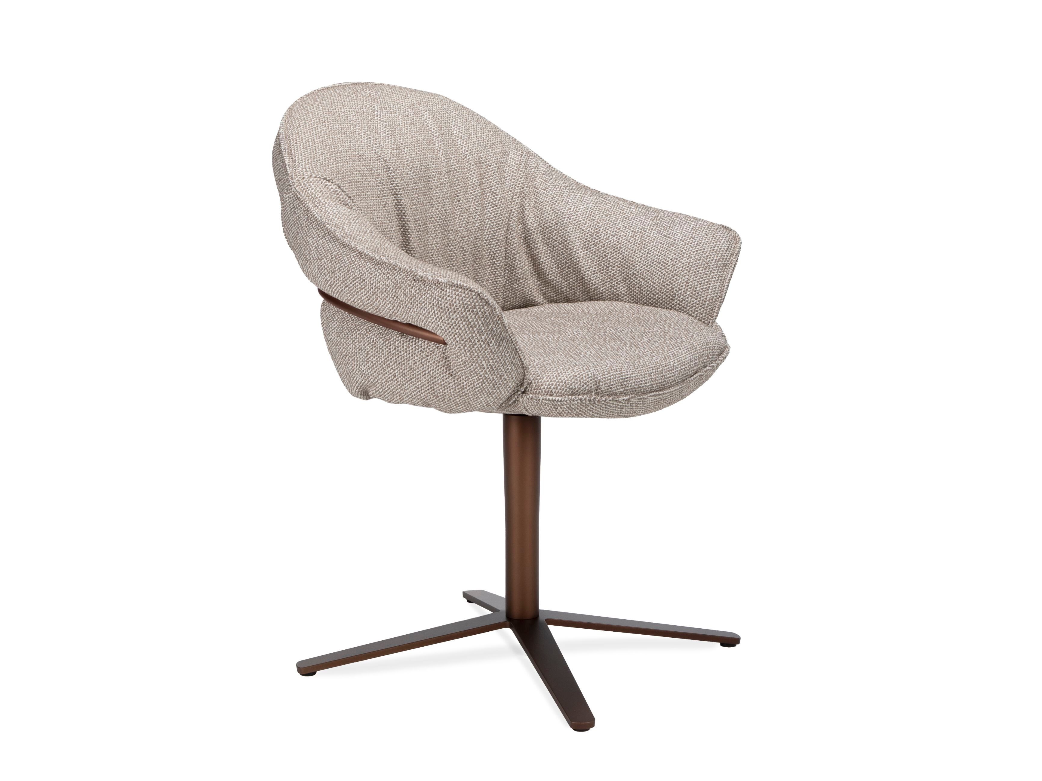 Тканевый поворотный стул с подлокотниками Freifrau Marie ARCH-00091210