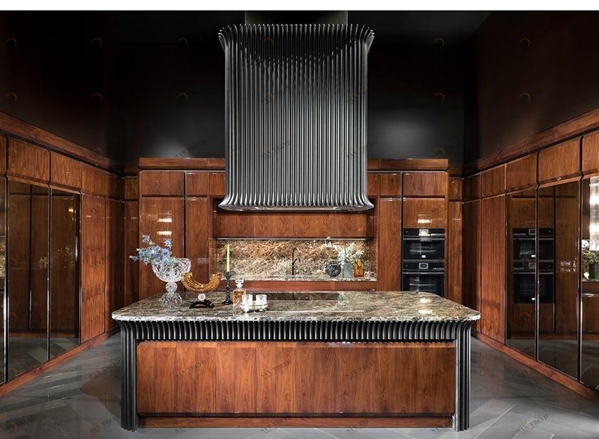 Prestige Кухня в классическом стиле с островом Gran duca scott sun-id-1422400