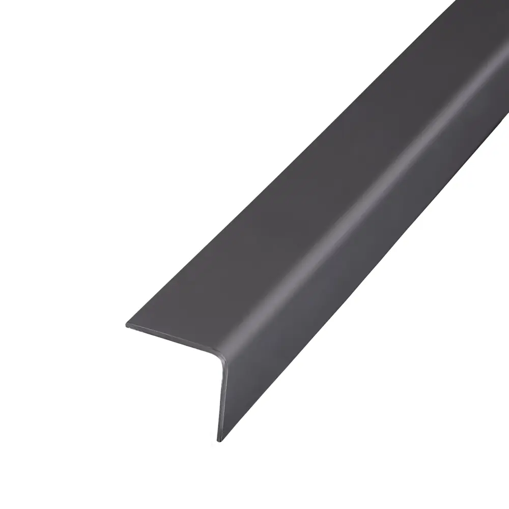 Угол ПВХ наружный 2700x20x20 мм графит матовый 89431852 STLM-2207147 POLIPLAST  - Вид №1