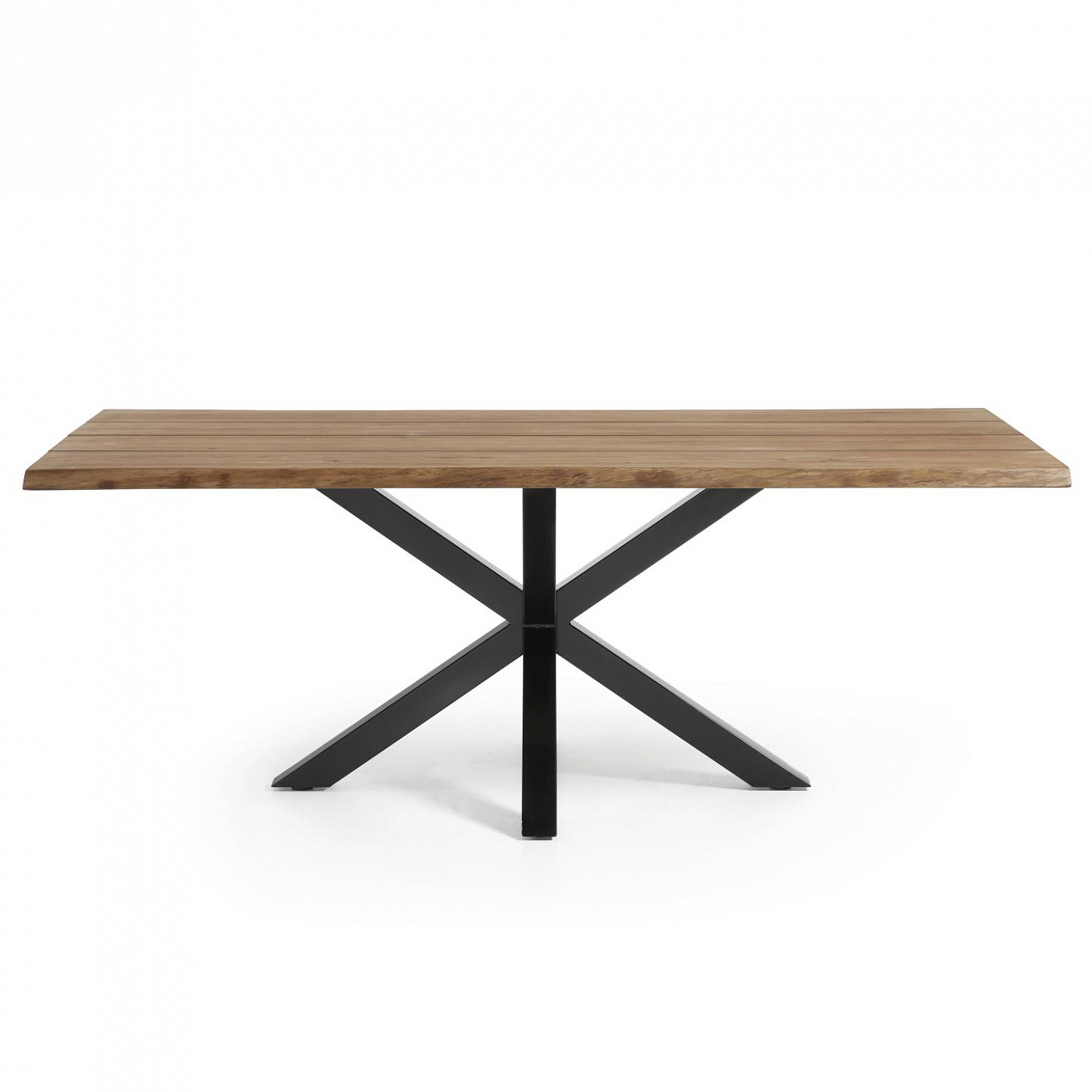 052222 Стол Arya 220x100 Черный, античный дуб La Forma Argo - Вид №1