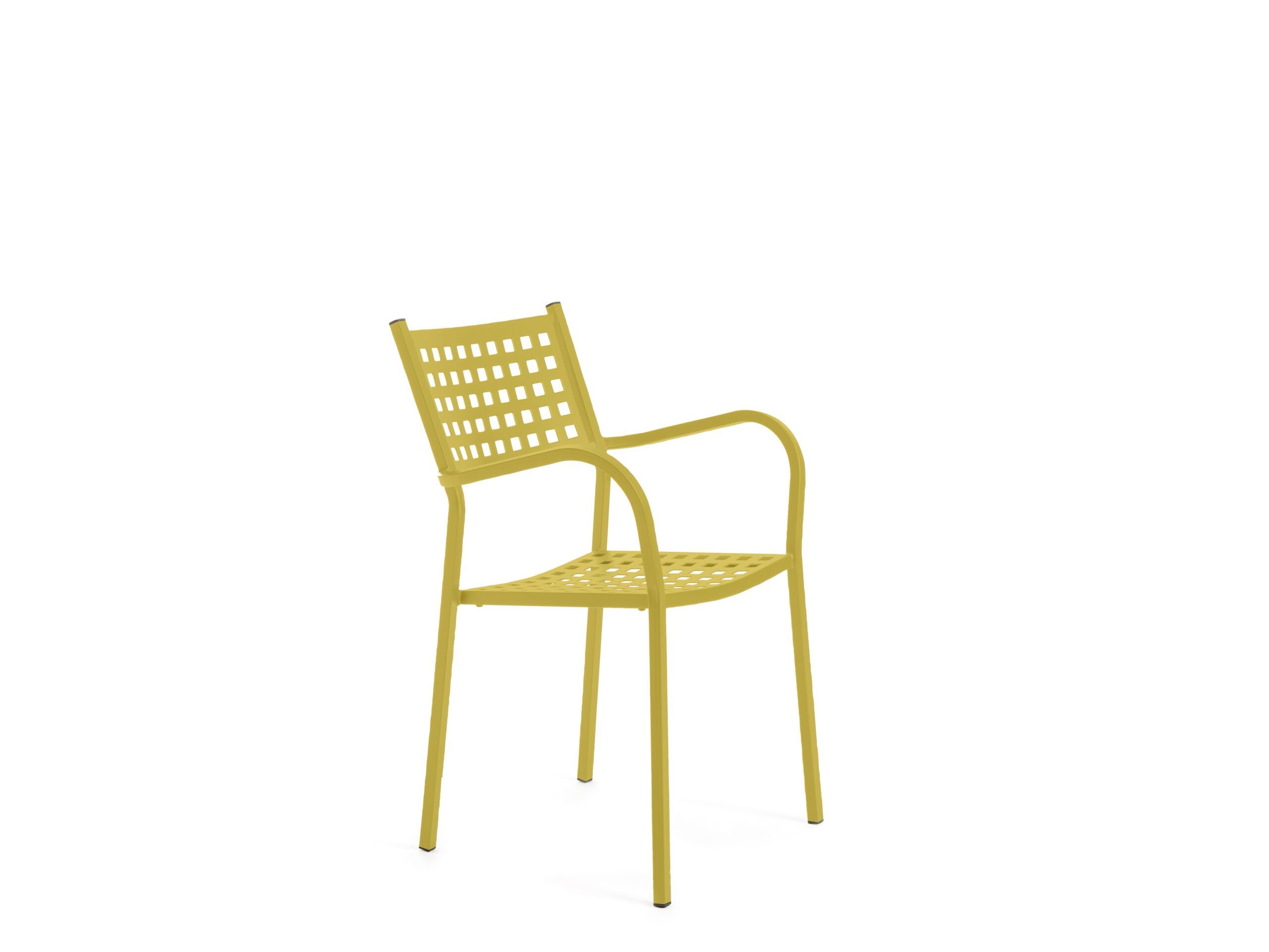 Металлический штабелируемый садовый стул с подлокотниками Vermobil ARCH-00097179 - Вид №15