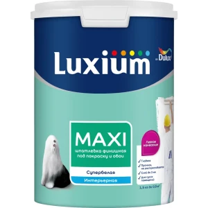 Шпаклевка финишная Luxium Maxi цвет белый 0.9 л