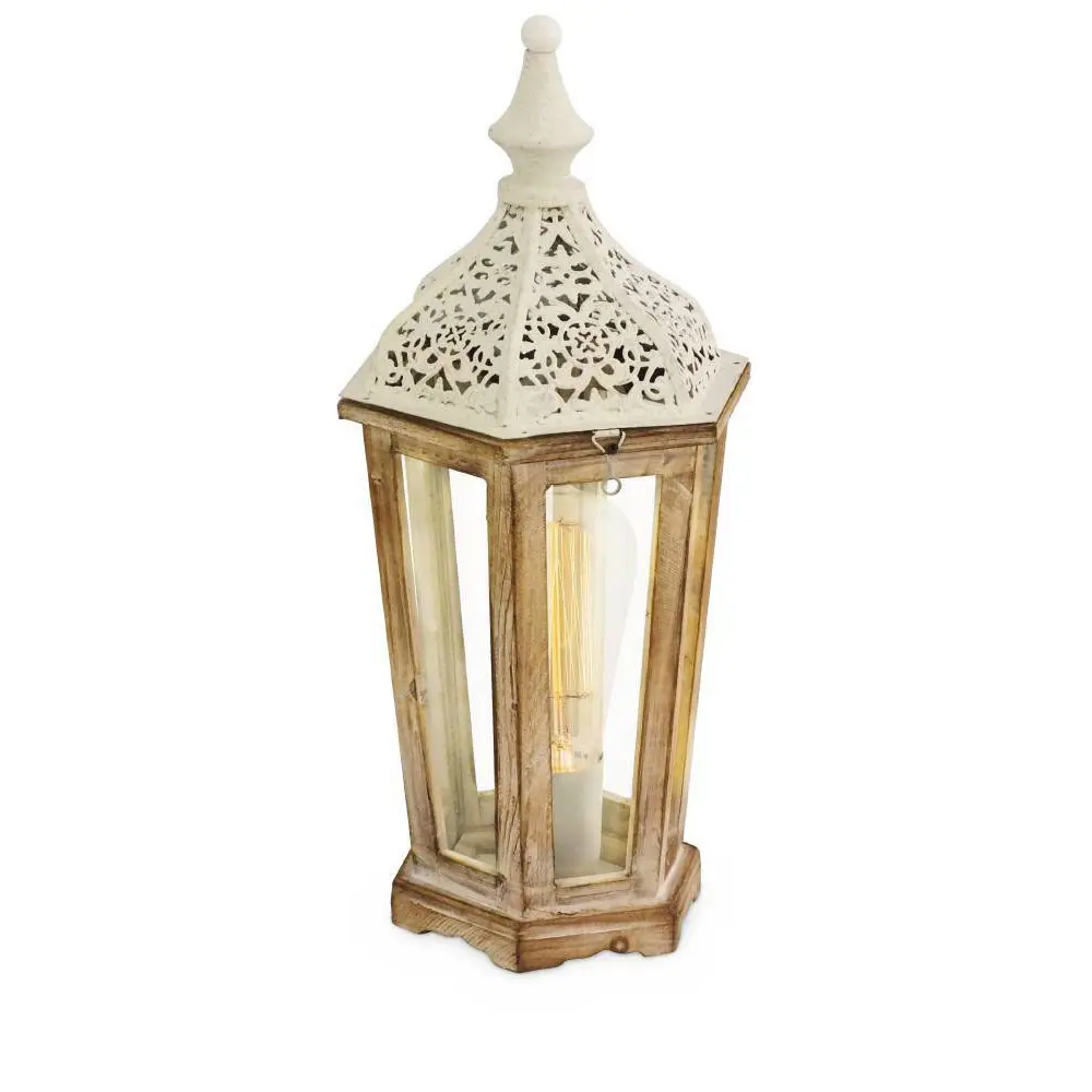 Лампа настольная Eglo Kinghorn 60 Вт ø155 мм, цвет коричневый 17904390 STLM-2102078 