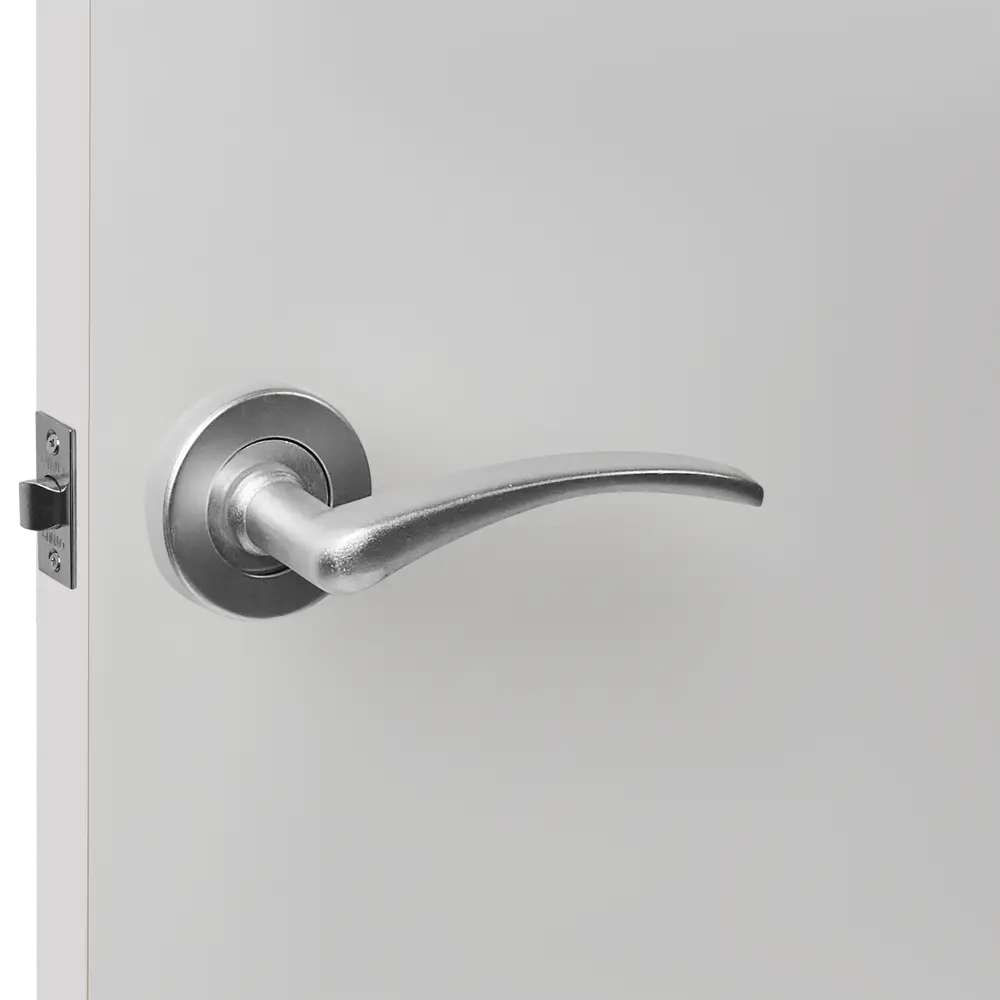 Дверные ручки Punto R.H50.015 без запирания цвет хром STLM-2057620 - Вид №6